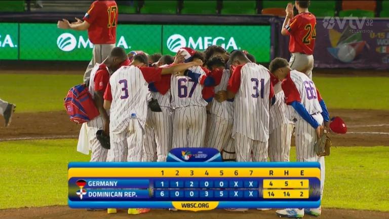 RD da nocaut a Alemania en Mundial Béisbol Sub-15 en México