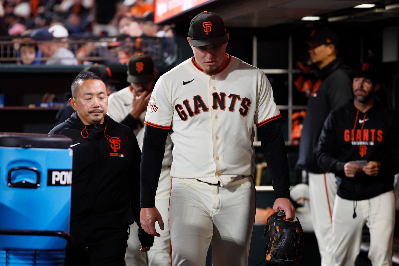 Los Giants incluyen a Blade Tidwell en la lista de lesionados por un esguince
