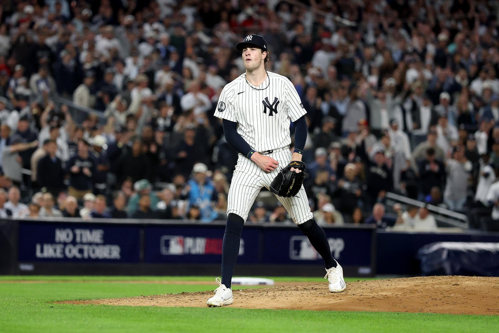 Cam Schlittler y Ben Rice comparten el título de «Jugador del partido» en el primer encuentro de los Yankees en los playoffs