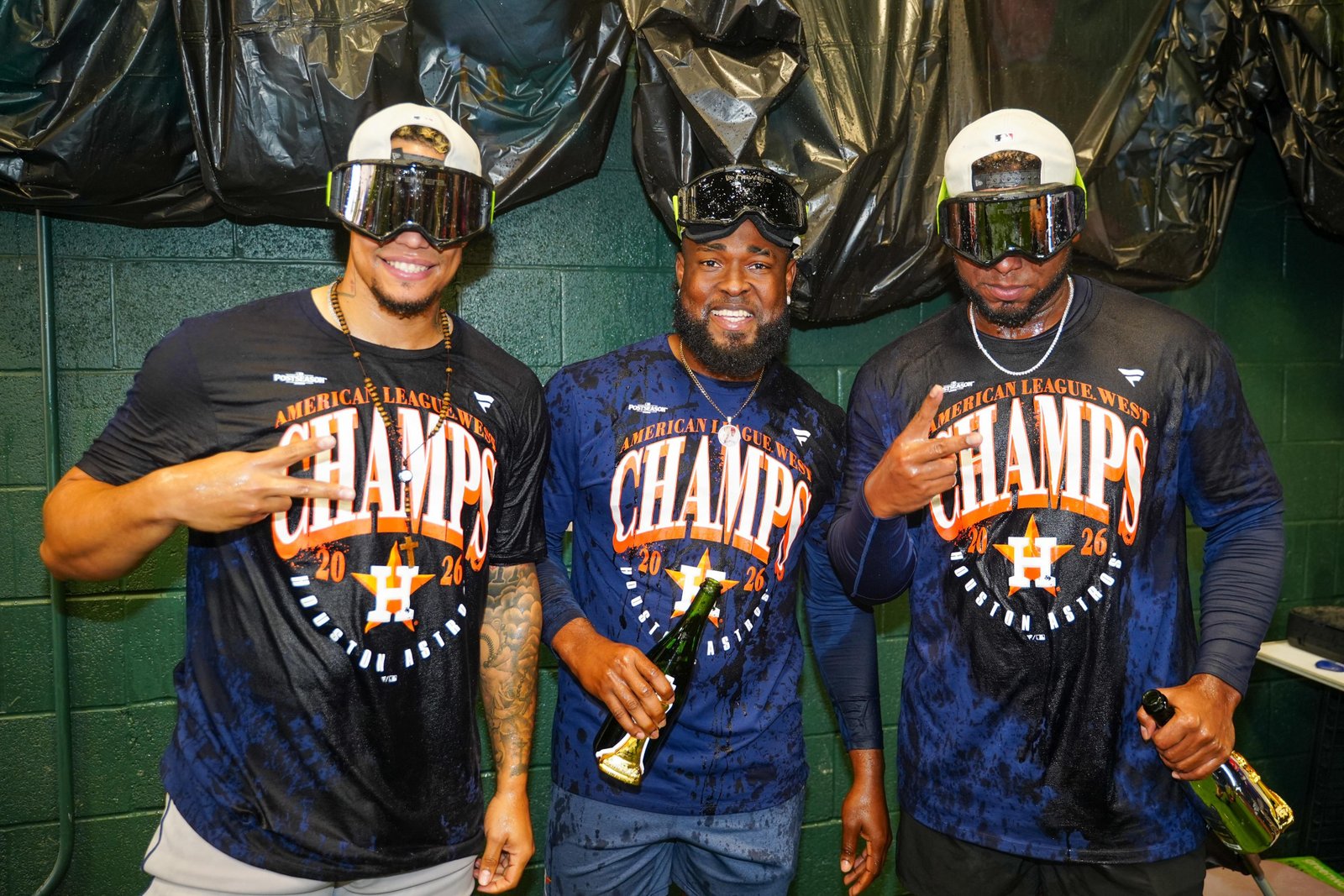 Los Astros se proclaman campeones de la División Oeste de la Liga Americana.